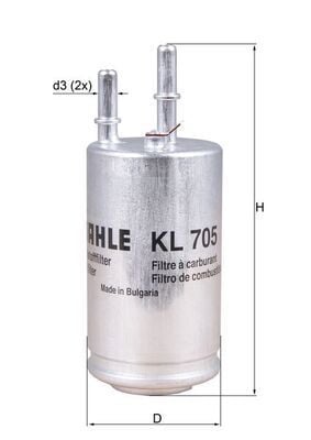 VOLVO S60/S80/V40/V60/V70/VC60 06- YAKIT FILTRESI 31274940 MAHLE