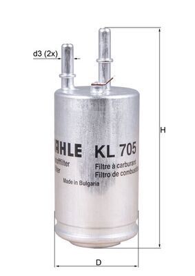 VOLVO S60/S80/V40/V60/V70/VC60 06- YAKIT FILTRESI 31274940 MAHLE