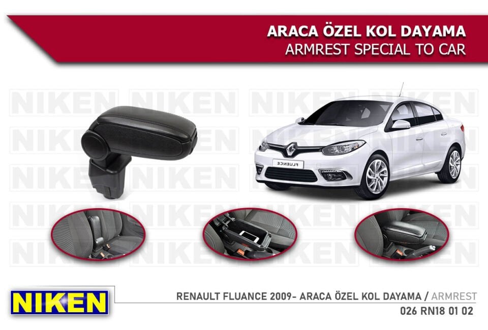 RENAULT FLUANCE 2009- ARACA ÖZEL KOL DAYAMA