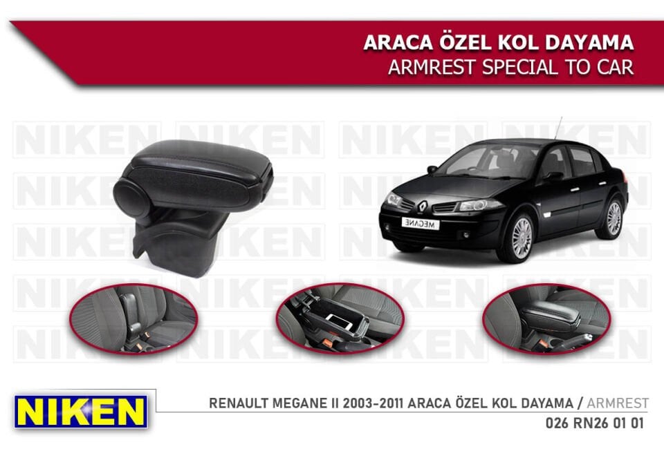 RENAULT MEGANE 2 2003-2011 ARACA ÖZEL KOL DAYAMA