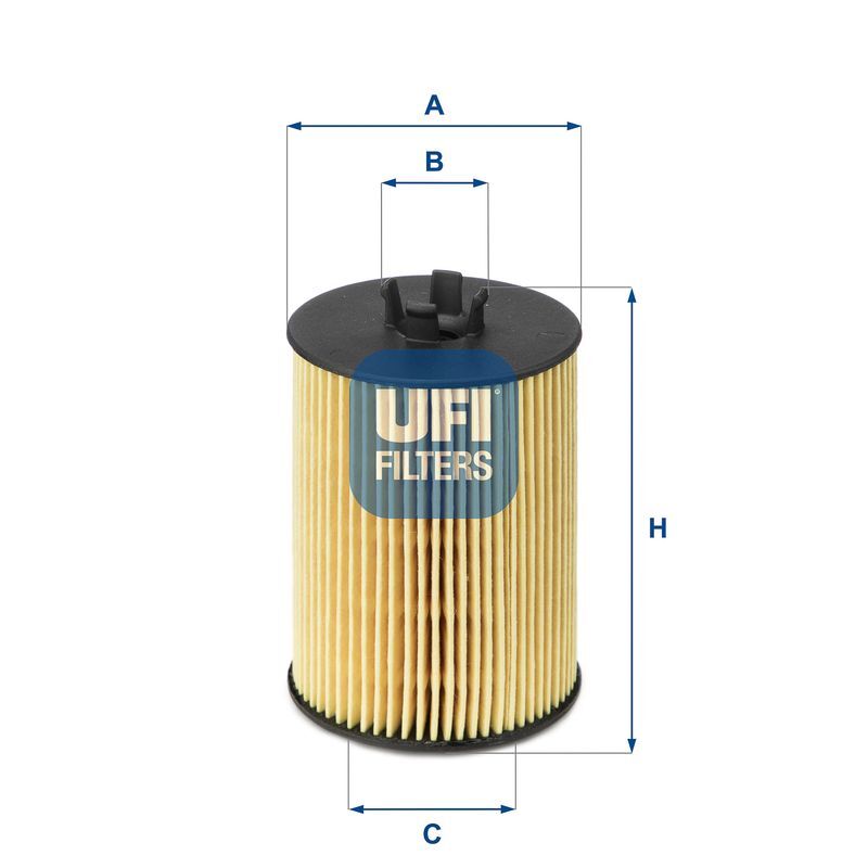 MERCEDES-BENZ W169-245 04- YAG FILTRESI A2661800009 UFI