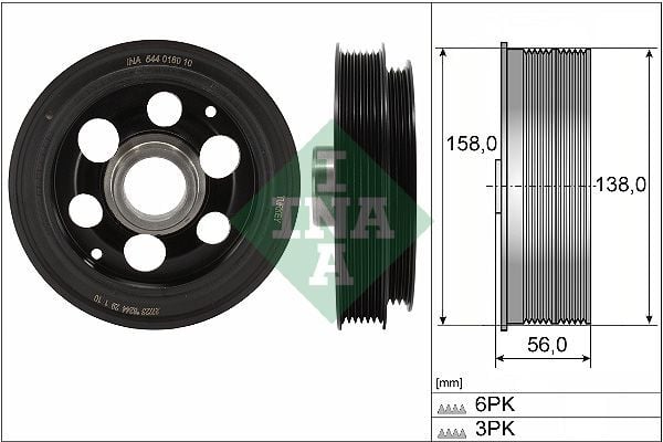 FORD TRANSIT V-362 17- KRANK KASNAGI GK2Q 6B319 BB INA