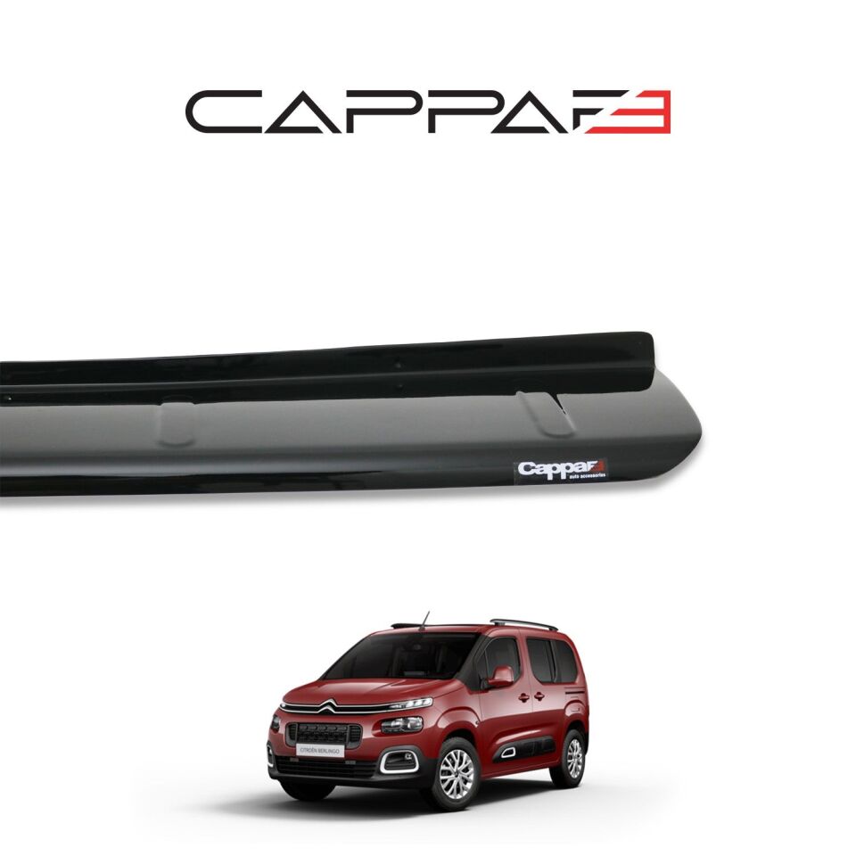 Citroen Berlingo 2019- Yılı ve Sonrası Uyumlu Arka Tampon Eşiği Parlak