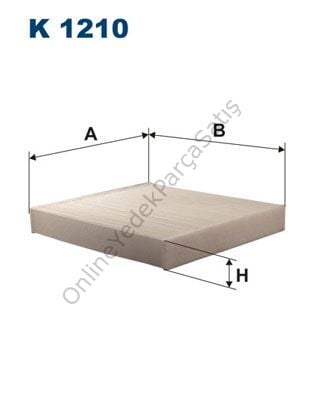 TOYOTA Yaris Polen Filtresi Filtron K 1210-871390D010