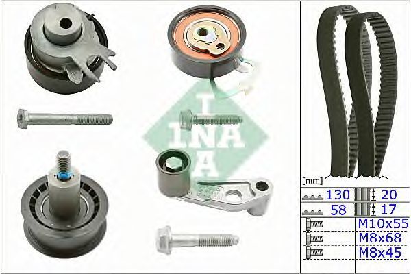 VOLKSWAGEN POLO-CORDOBA-FABIA-GOLF4-BORA 99- TRIGER SETI 036198119C INA