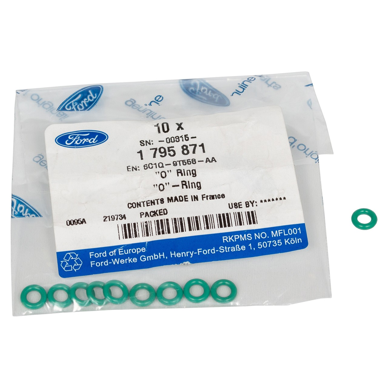 FORD V-347 06- O RING ENJEKTÖR GERI GÖNÜS 6C1Q 9T558 AA OE-FD