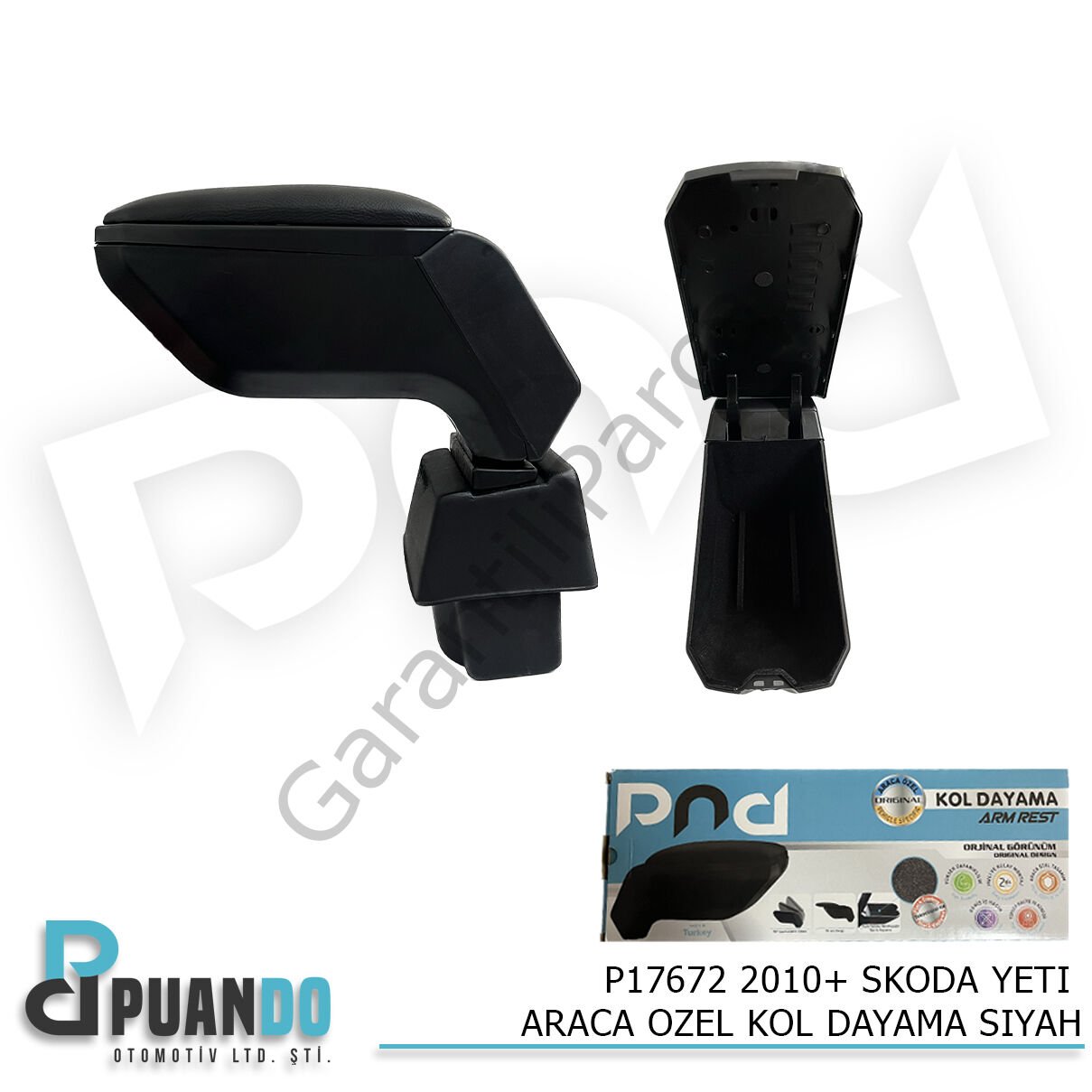 2010+ SKODA YETI ARACA OZEL KOL DAYAMA SIYAH