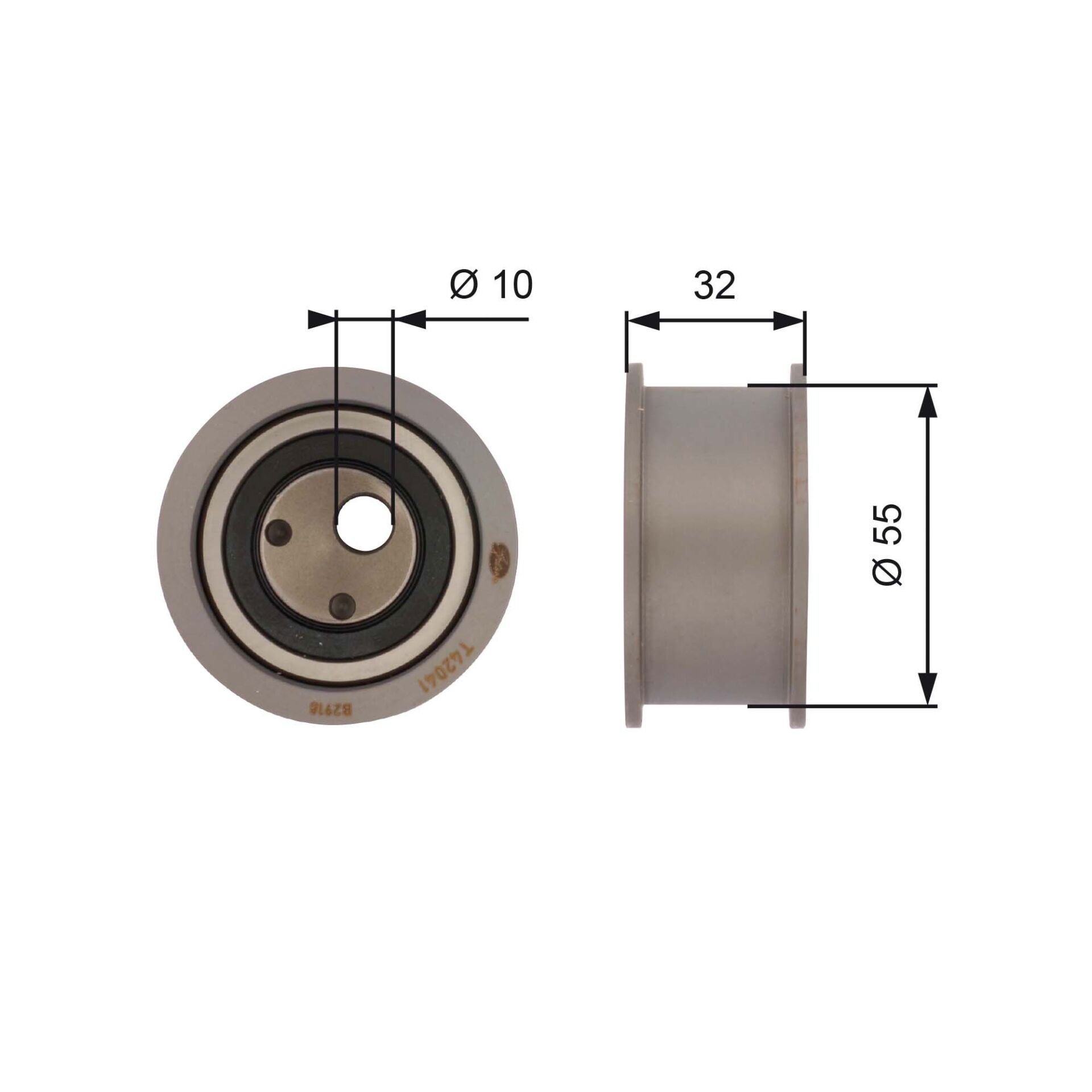 FIAT LADA SAMARA 95- TRIGER GERGI RULMANI 7786-21142 GATES