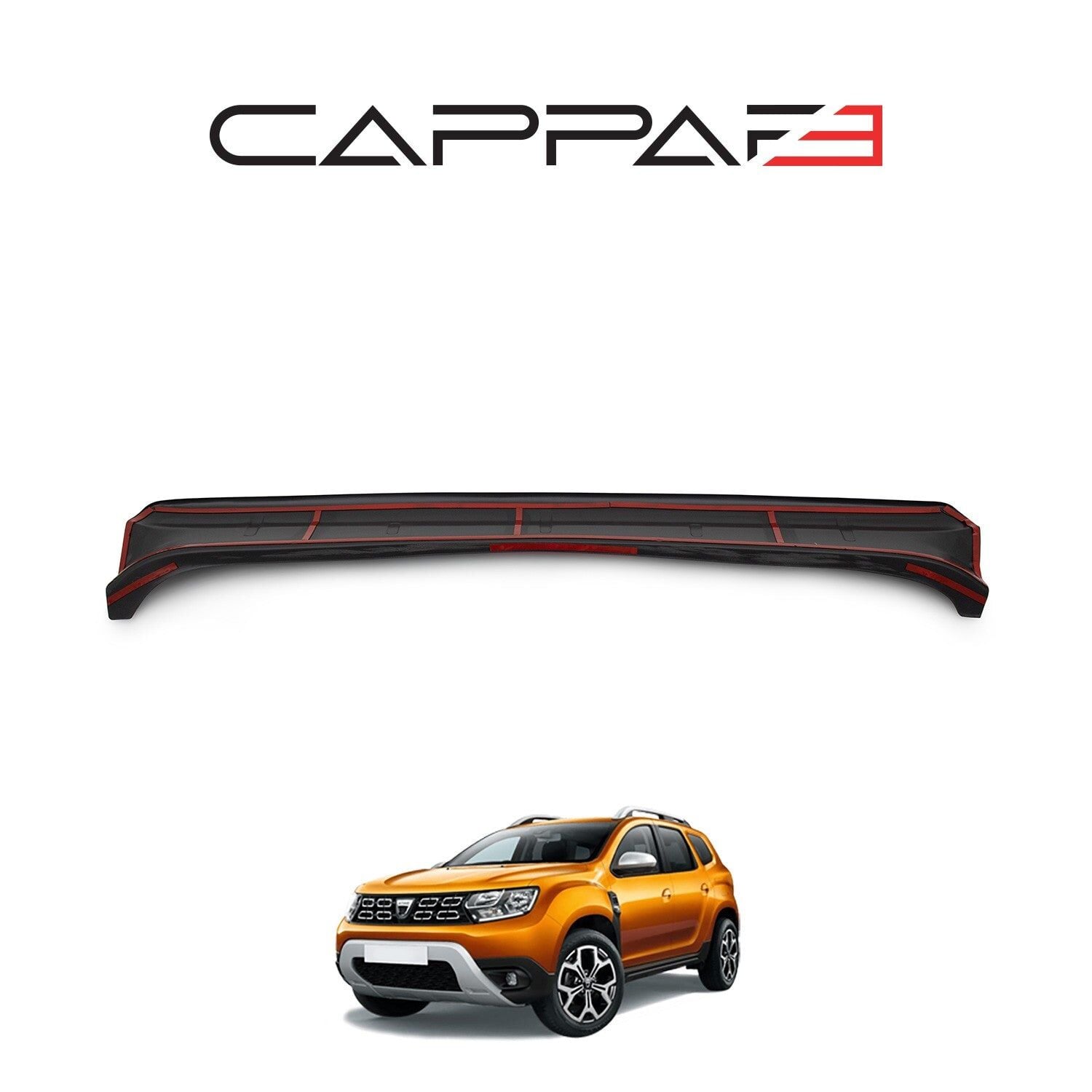 Dacia Duster 2018-2024 Yıl Aralığı Uyumlu Arka Tampon Eşiği Parlak