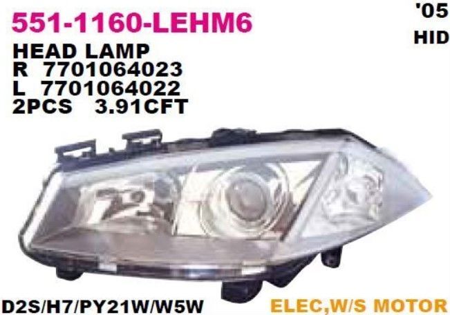 RENAULT MEGAN II 05- FAR SOL 7701064023 DEPO