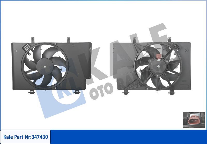 FORD FIESTA VI B-MAX ECOSPORT 08- FAN MOTORU 8V51 8C607 EK KALE