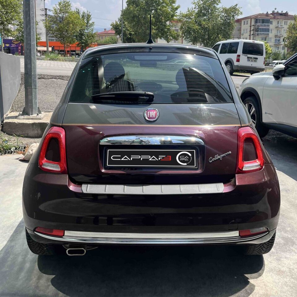 Fiat 500 Coupe 2016- Yılı ve Sonrası Uyumlu Arka Tampon Eşiği Mat