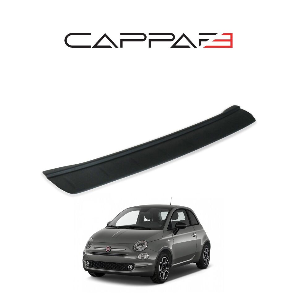 Fiat 500 Coupe 2016- Yılı ve Sonrası Uyumlu Arka Tampon Eşiği Mat