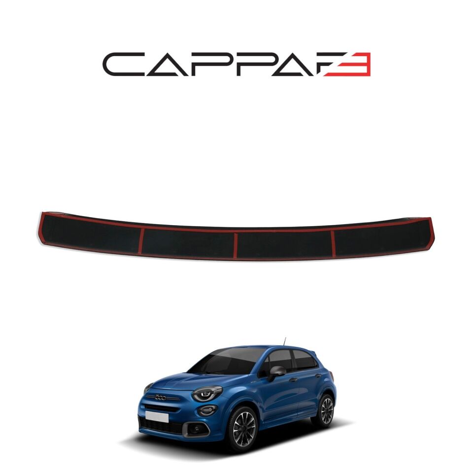 Fiat 500 X Sport 2020- Yılı ve Sonrası Uyumlu Arka Tampon Eşiği Mat