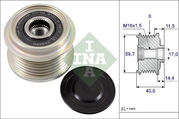 OPEL ASTRA J 10- ALTERNATÖR KASNAGI 1204290 INA