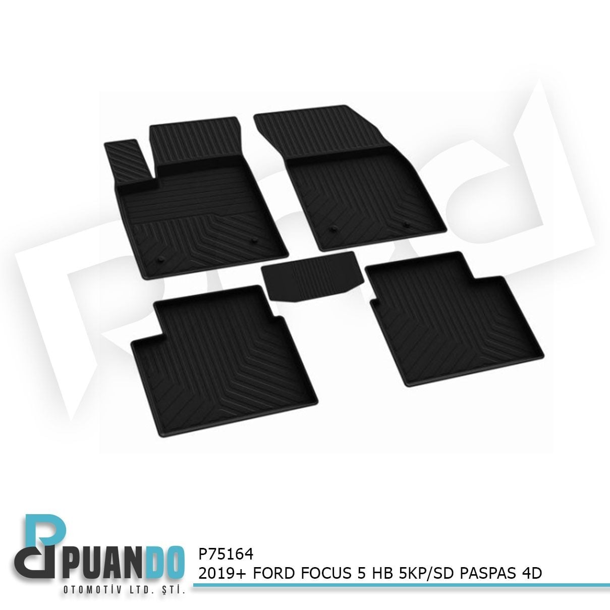 2019+ FORD FOCUS 5 HB 5KP/SD PASPAS 4D SIYAH