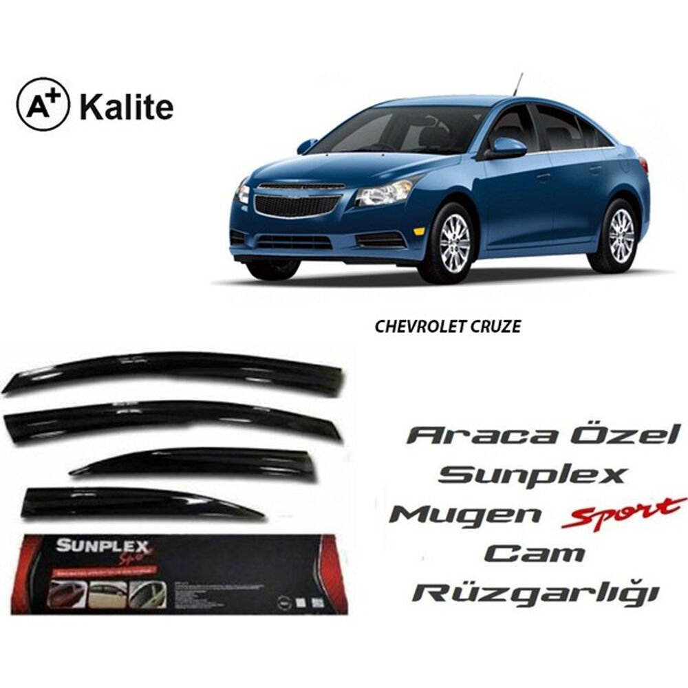 FORD FIESTA 2010-2017 MUGEN CAM RÜZGARLIĞI ÖN-ARKA4prç