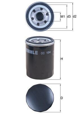FIAT PALIO-ALBEA/I10/I20/PICANTO/ACCENT BLUE 15- 08- YAG FILTRESI 46544820 MAHLE