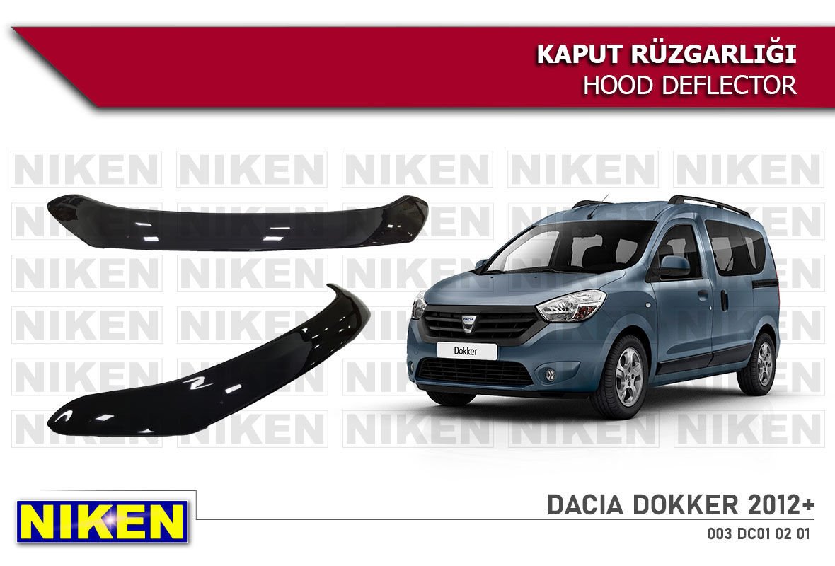 DACIA DOKKER 2012- KAPUT RÜZGARLIĞI ECO
