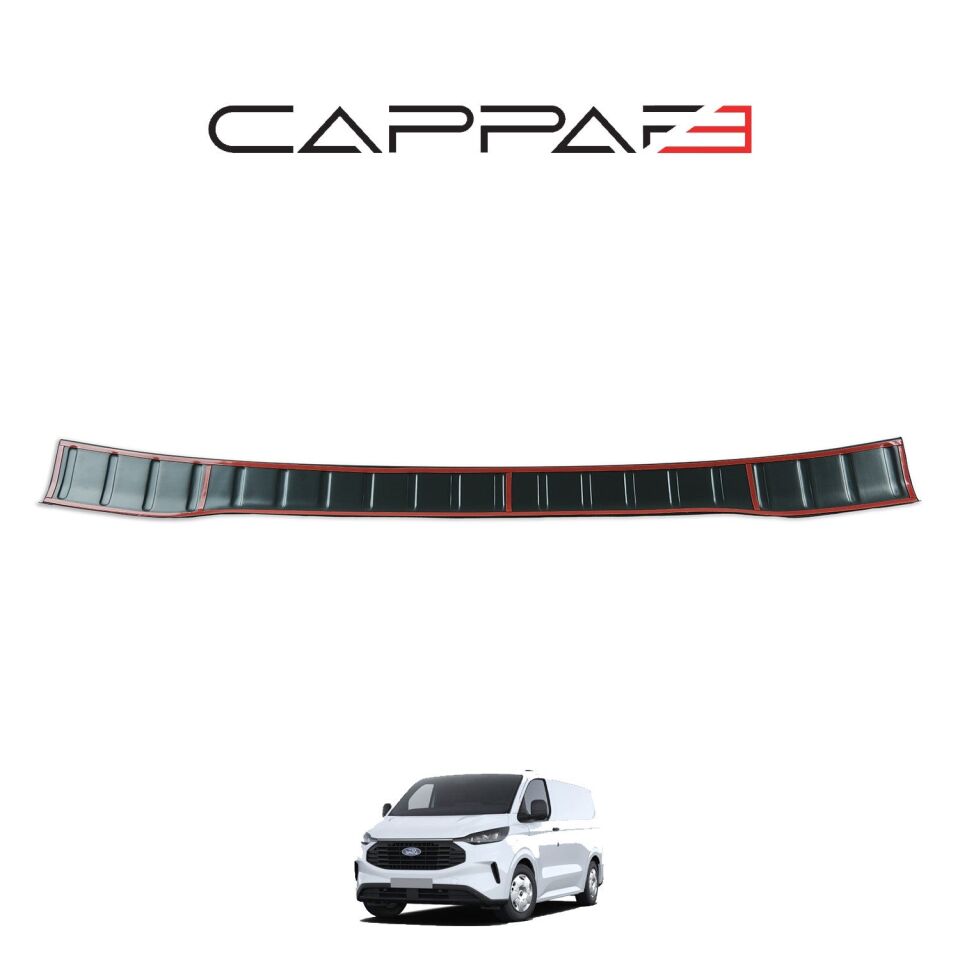Ford Custom 2023- Yılı ve Sonrası Uyumlu Arka Tampon Eşiği Parlak