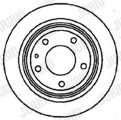 BMW E34 90-95 FREN DISKI ARKA 34211162305 JURID 2'li Paket