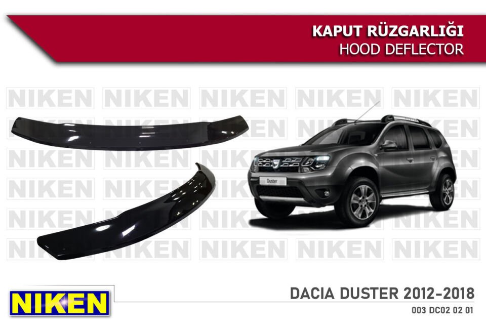 DACIA DUSTER 2012-2018 KAPUT RÜZGARLIĞI ECO
