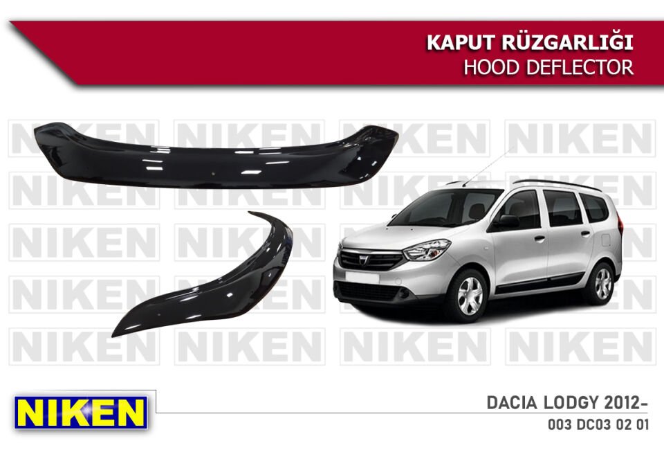 DACIA LODGY KAPUT RÜZGARLIĞI 2012-