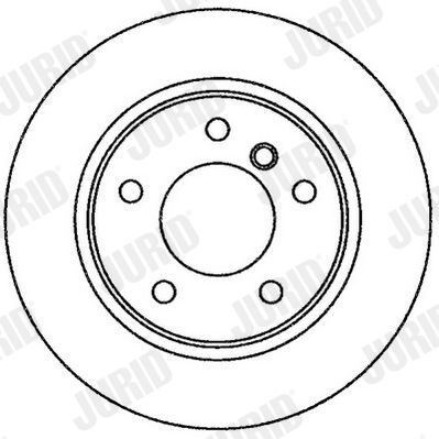 BMW E81-E87 05-11 FREN DISKI ARKA 34216764647 JURID 2'li Paket