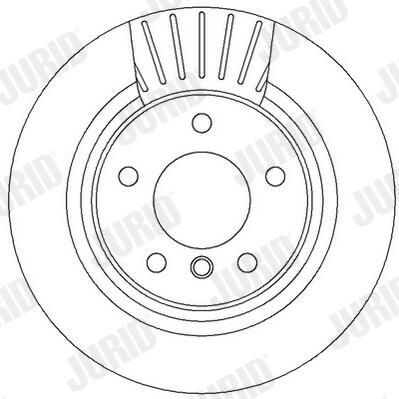 BMW E81-E87-E90-E91-E92-E93 05-11 FREN DISKI ARKA 34216855007 JURID 2'li Paket