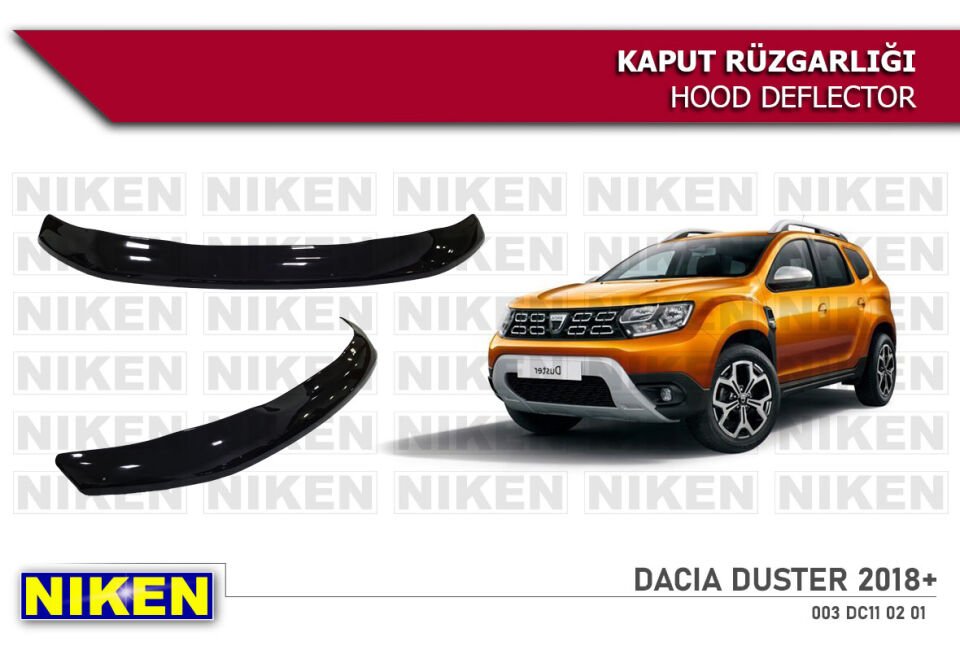 DACIA DUSTER 2018- KAPUT RÜZGARLIĞI ECO