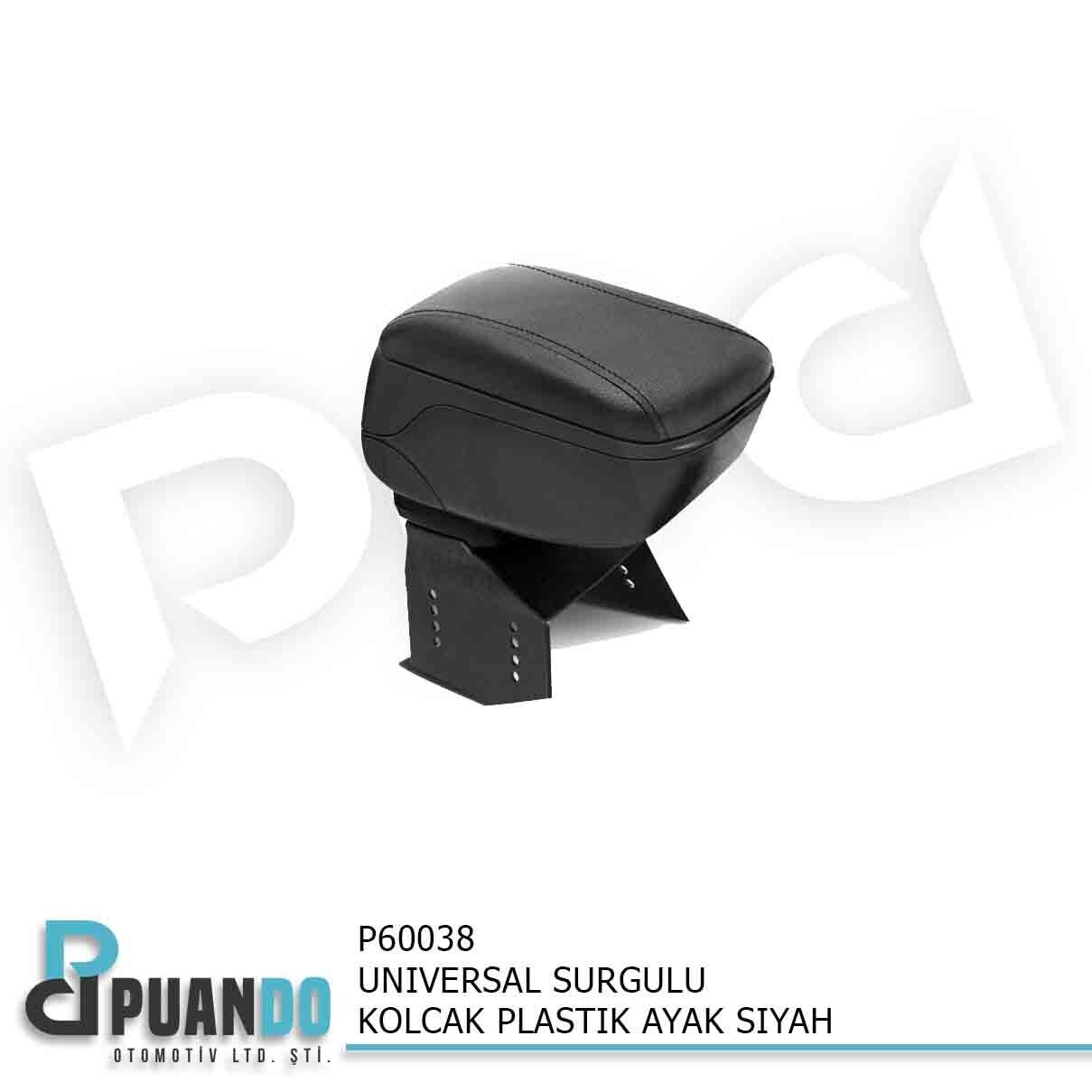 UNIVERSAL SURGULU KOLCAK PLASTIK AYAK SIYAH