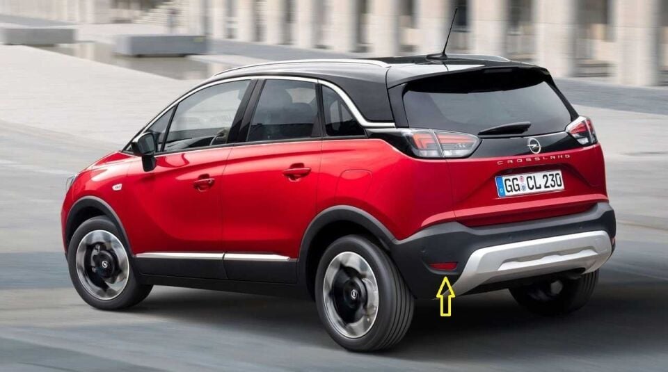OPEL CROSSLAND X 17- TAMPON REFLEKTÖRÜ ARKA SOL 13478306 OE-OPEL