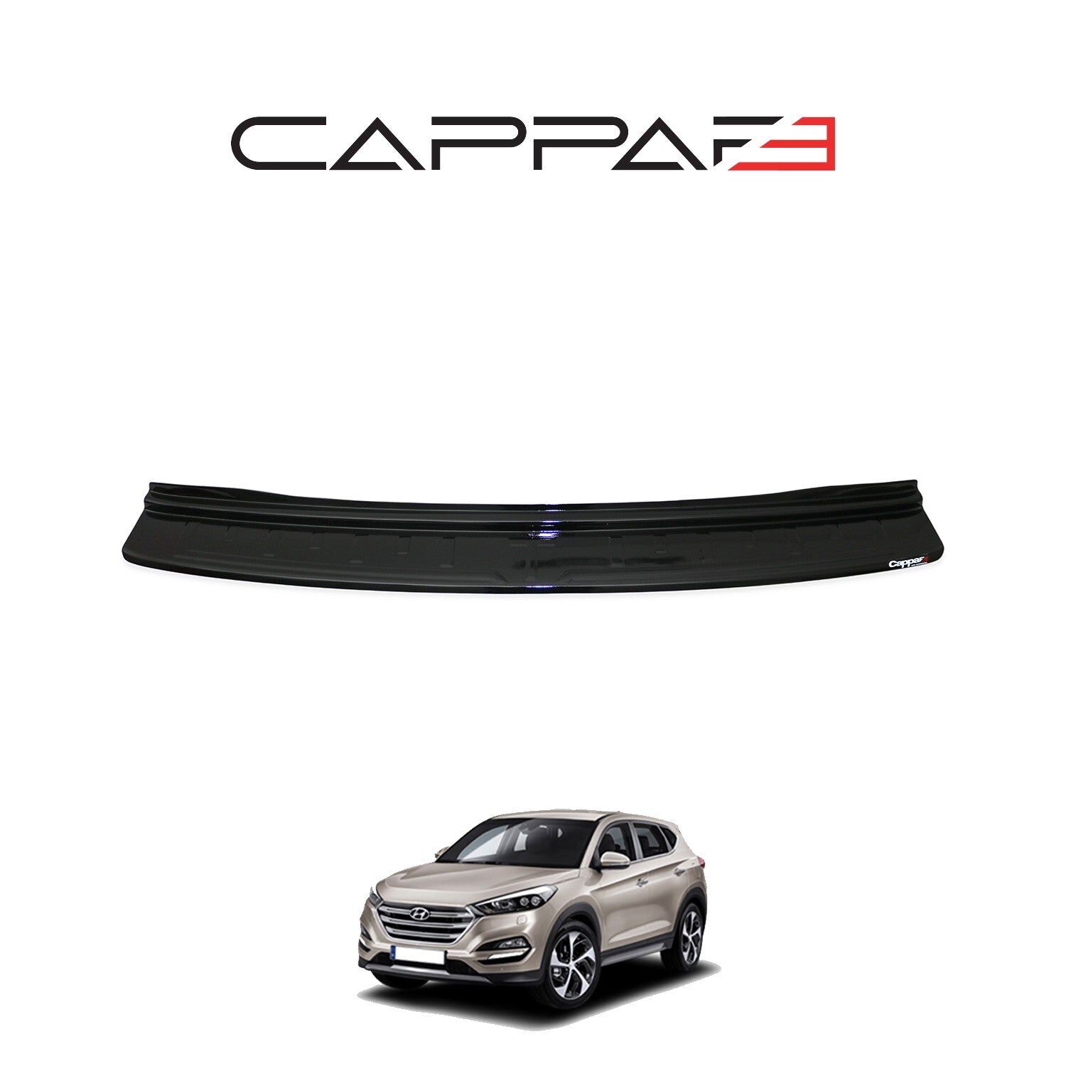 Hyundai Tucson 2018-2020 Yıl Arası Arka Tampon Eşiği Parlak