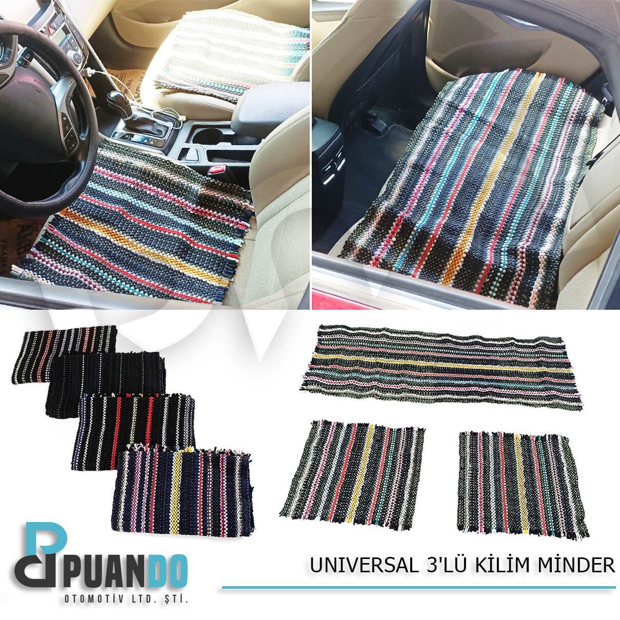 3 LU KILIM MINDER SERME