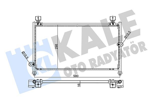 HONDA ACCORD 96-98 KLIMA RADYATÖRÜ 80110-SV4-003 KALE