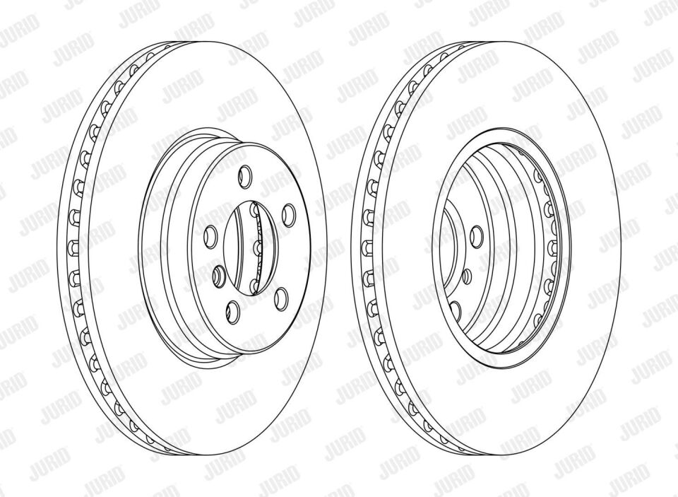 BMW LAND ROVER RANGE ROVER III 02-12 FREN DISKI ÖN SDB500182 JURID 2'li Paket