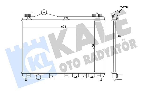 SUZUKI GRAND VITARA (JT) 06-15 SU RADYATÖRÜ 17700-67J00 KALE