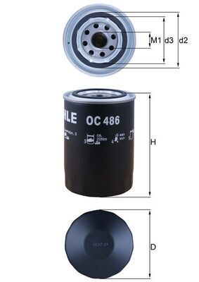 FIAT DUCATO/BOXER/JUMPER 02- YAG FILTRESI 71740064 MAHLE