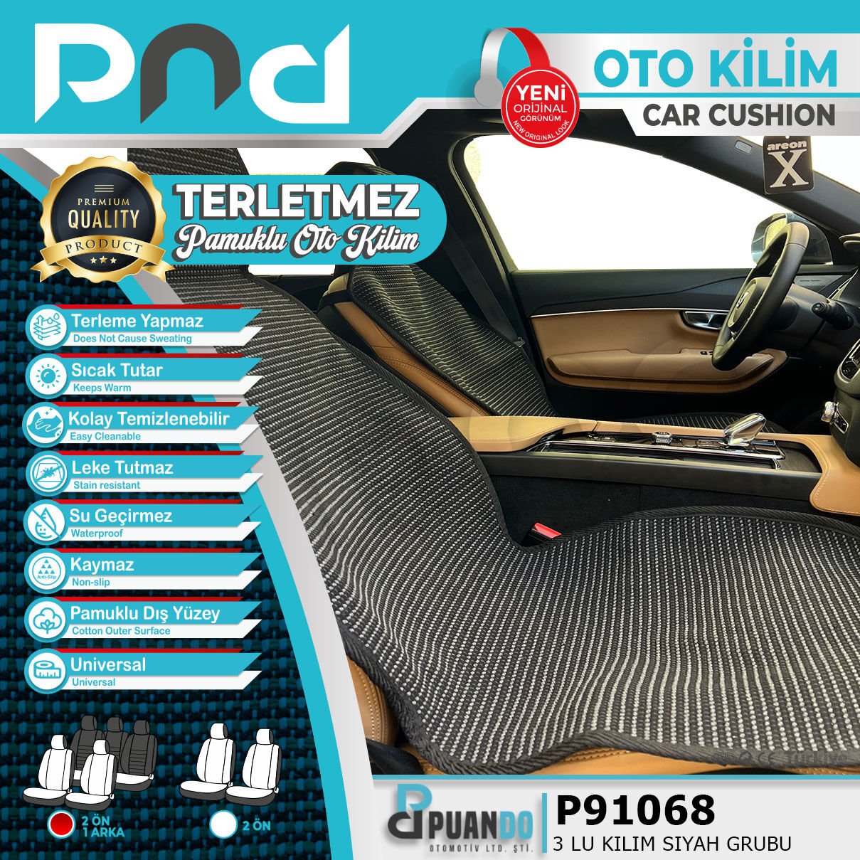 3 LU KILIM SIYAH GRUBU