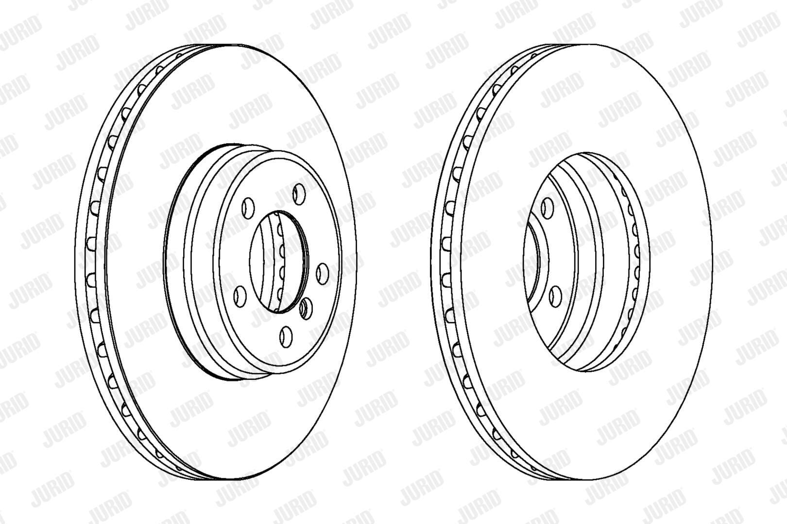BMW LAND ROVER RANGE ROVER III 02-12 FREN DISKI ÖN SDB000200 JURID 2'li Paket
