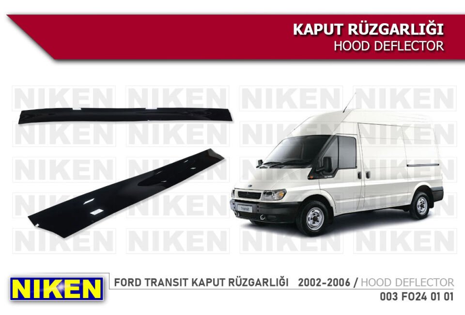 FORD TRANSIT KAPUT RÜZGARLIĞI 2002-2006