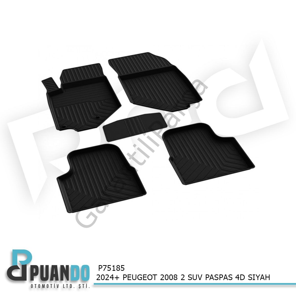 2024+ PEUGEOT 2008 2 SUV PASPAS 4D SIYAH