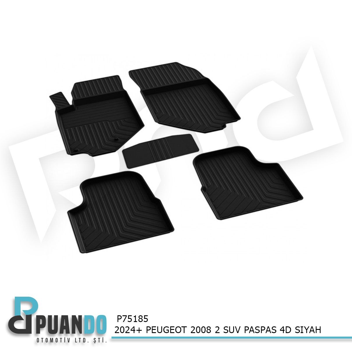 2024+ PEUGEOT 2008 2 SUV PASPAS 4D SIYAH