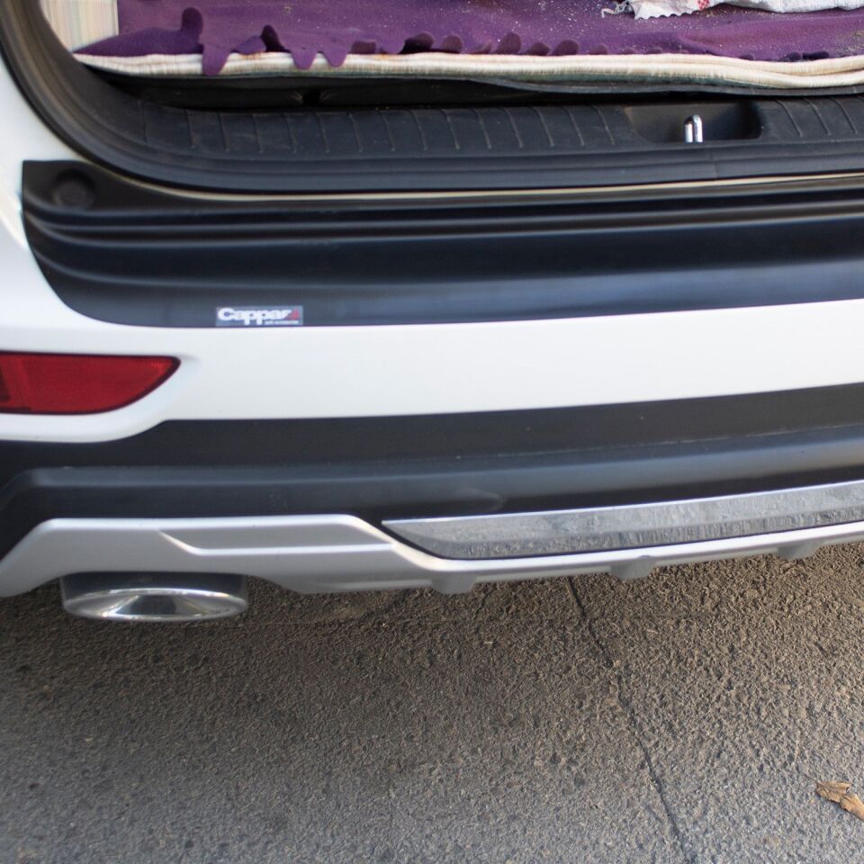 Kia Sportage 2016-2019 Yılları Arası Uyumlu Arka Tampon Eşiği Mat