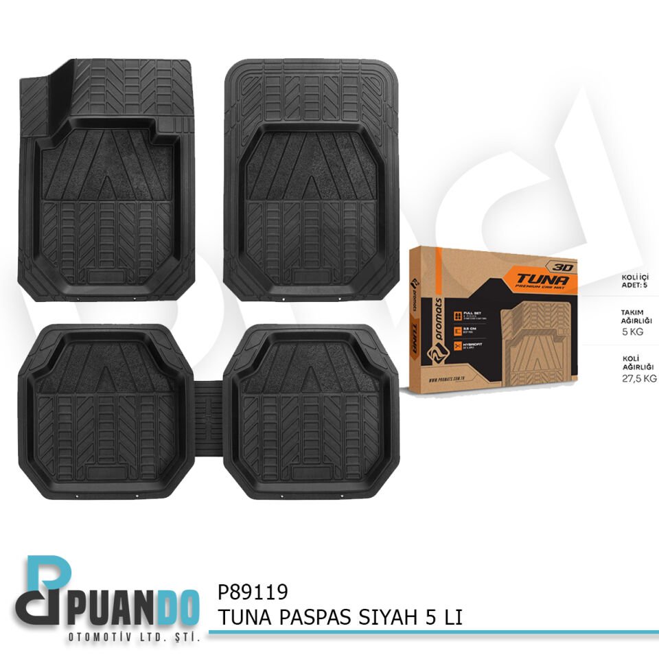 TUNA PASPAS SIYAH 5 LI