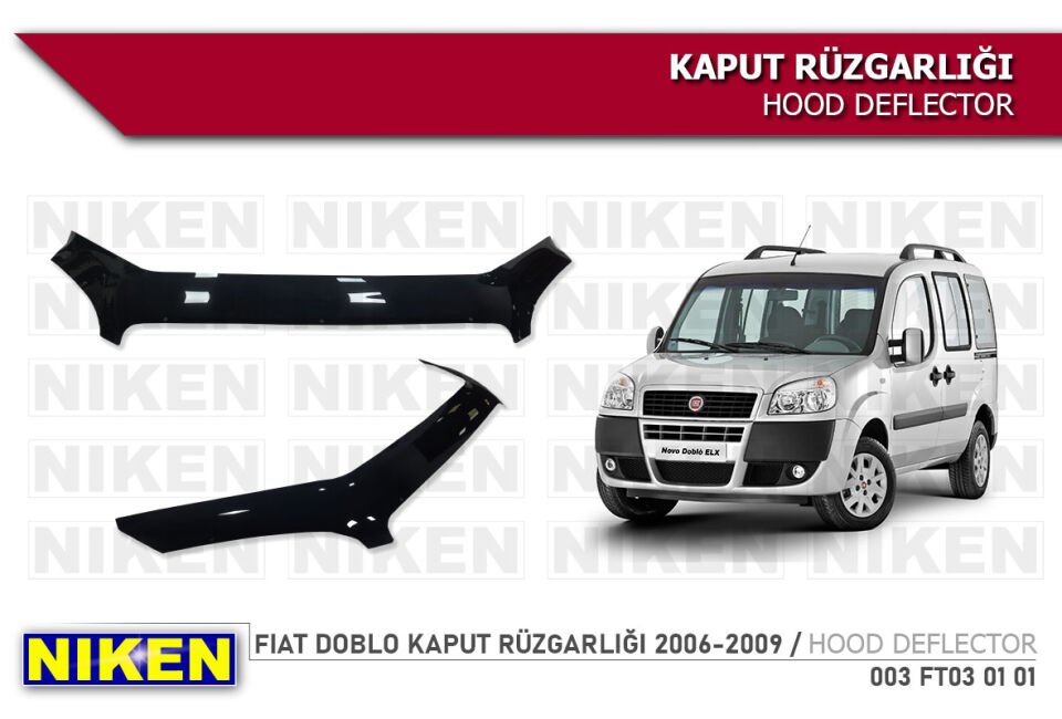 FIAT DOBLO KAPUT RÜZGARLIĞI 2006-2011 ECO