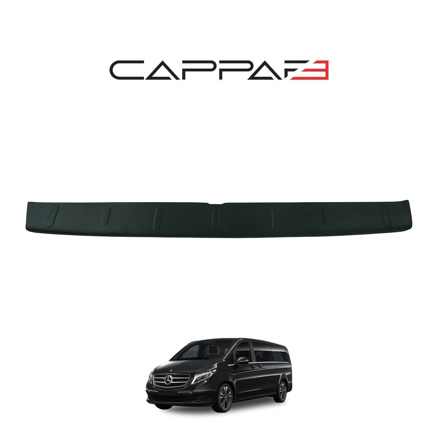 Mercedes V-Class 2019- Yılı ve Sonrası Uyumlu Arka Tampon Eşiği Mat