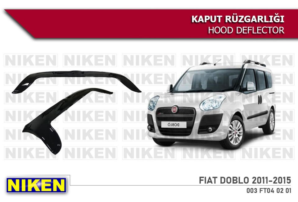FIAT DOBLO 2011-2015 KAPUT RÜZGARLIĞI ECO