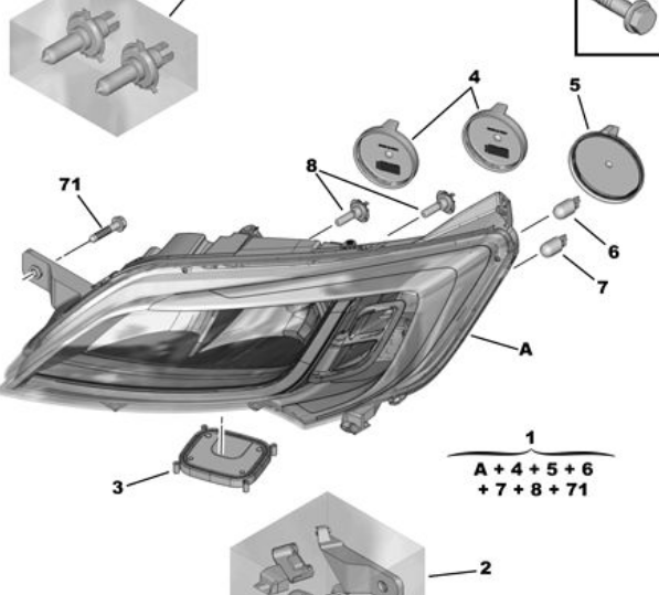 FIAT DUCATO IV / JUMPER IV 14- FAR SOL 1374296080 DEPO