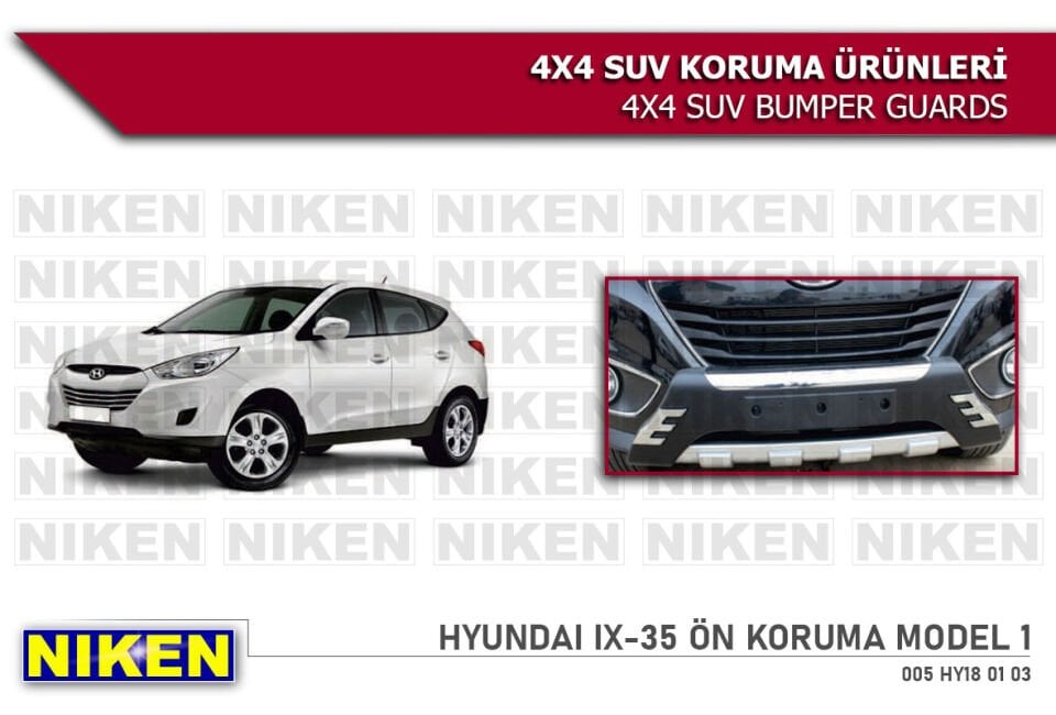 HYUNDAI IX-35 ARKA KORUMA DIFUZOR ÇIFT EKSOZLU